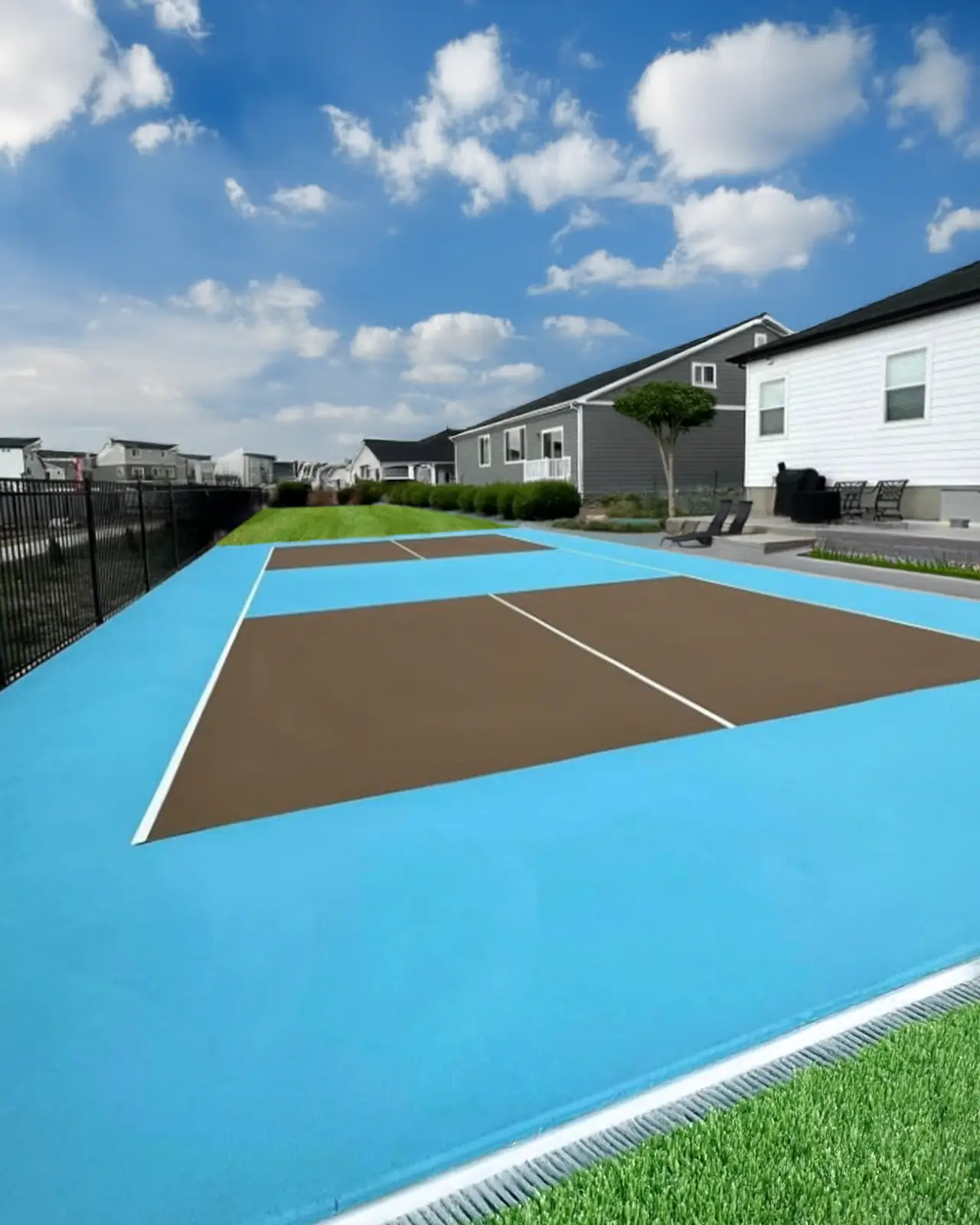 Outdoor, Courts & Concrete, selected installation 1